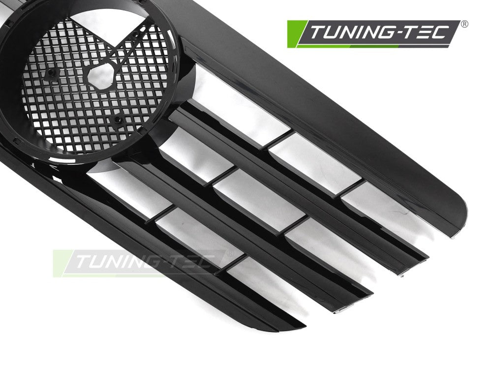 Sportgrill Schwarz glänzend passend für Mercedes W210 99-02 / S210 99-03