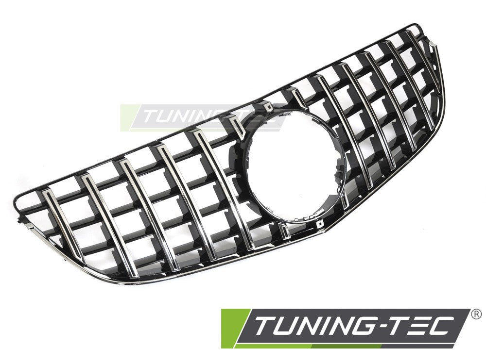 Sportgrill Chrom/Schwarz passend für Mercedes C207 / A207 13-17