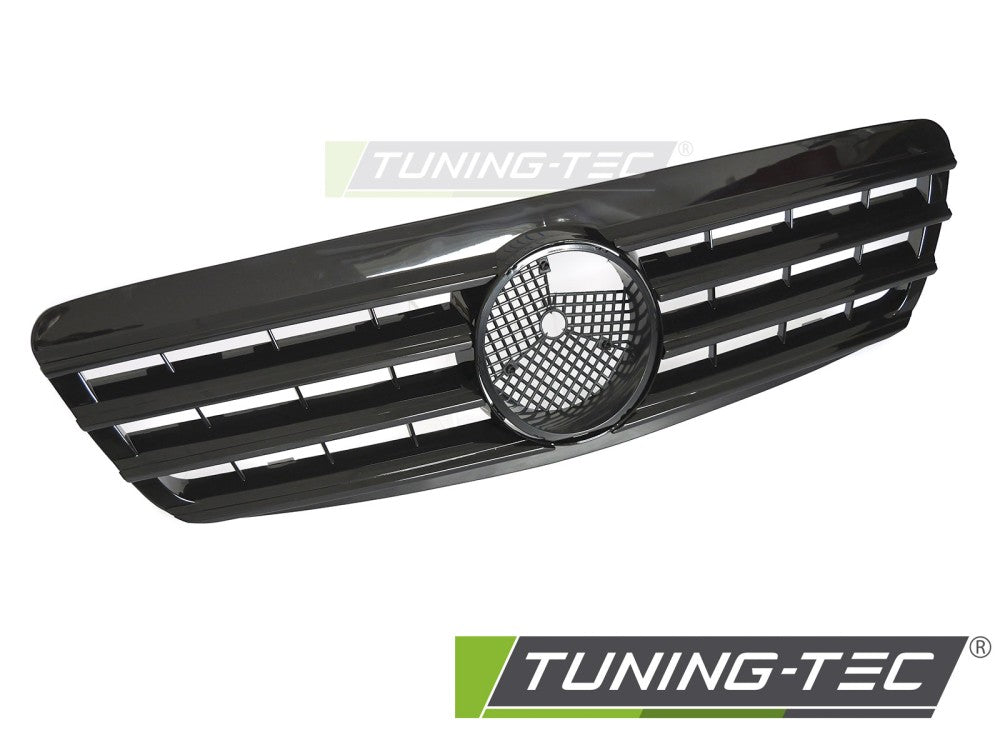 Sportgrill Schwarz glänzend passend für Mercedes W220 98-02