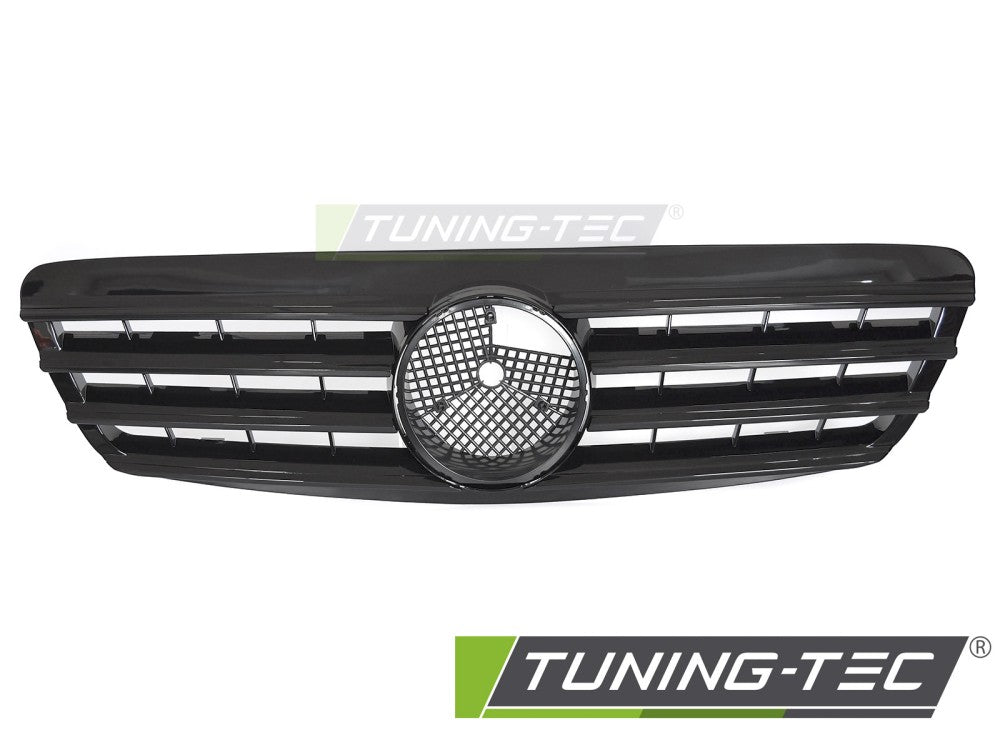 Sportgrill Schwarz glänzend passend für Mercedes W220 98-02