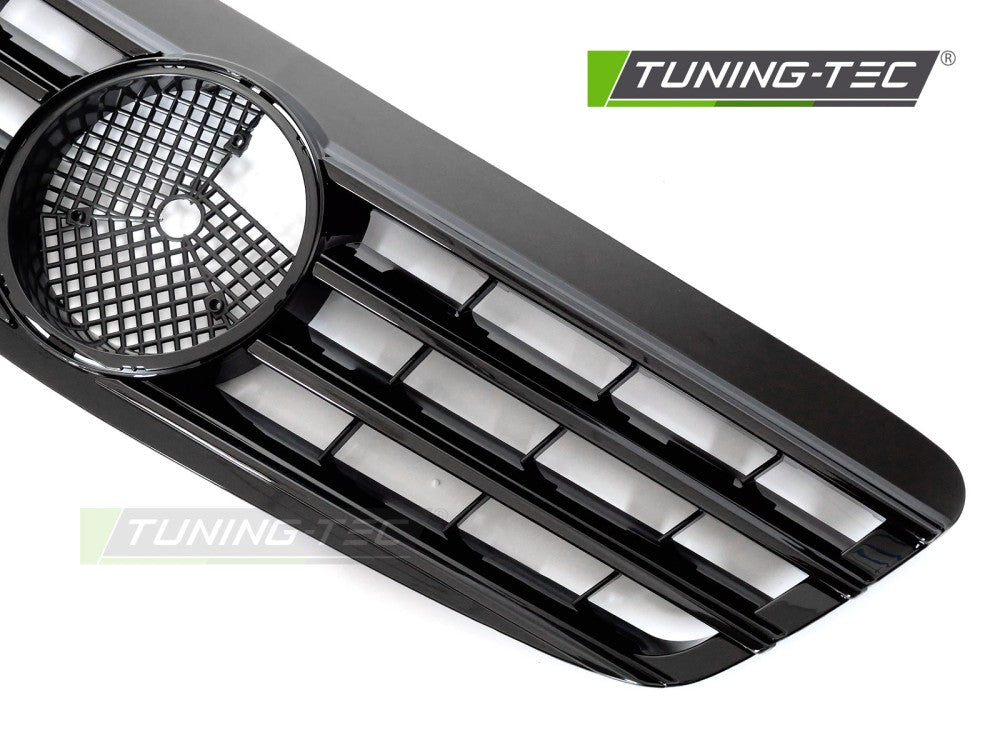 Sportgrill Schwarz glänzend passend für Mercedes W220 98-02