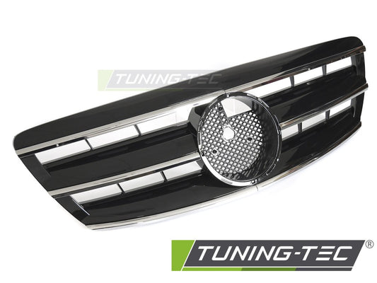Sportgrill Chrom/Schwarz passend für Mercedes W220 02-05