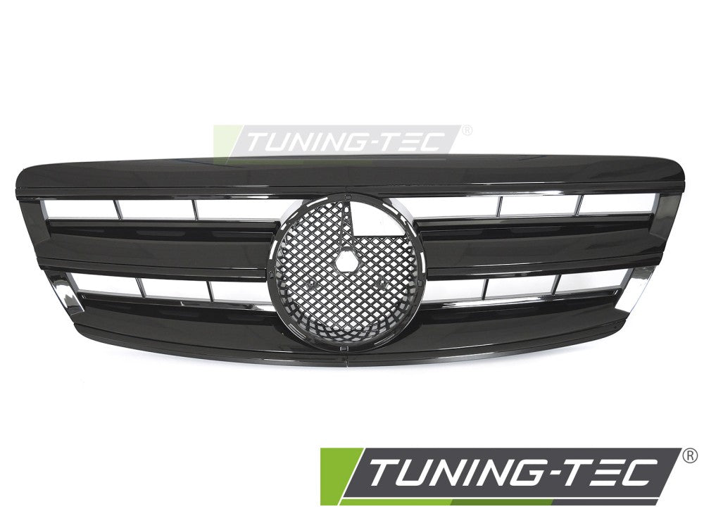 Sportgrill Schwarz glänzend passend für Mercedes W220 02-05