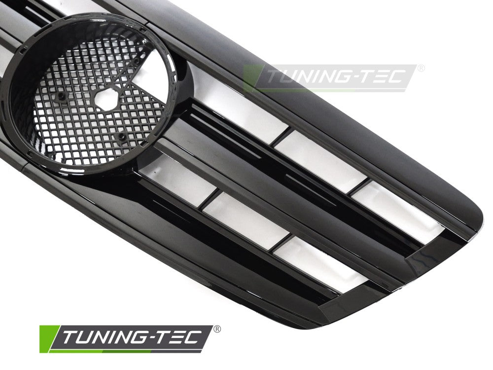 Sportgrill Schwarz glänzend passend für Mercedes W220 02-05
