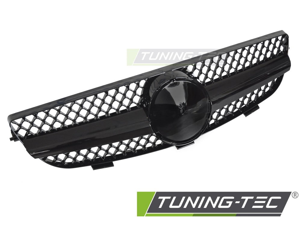 Sportgrill Schwarz glänzend passend für Mercedes CLK W209 03-10