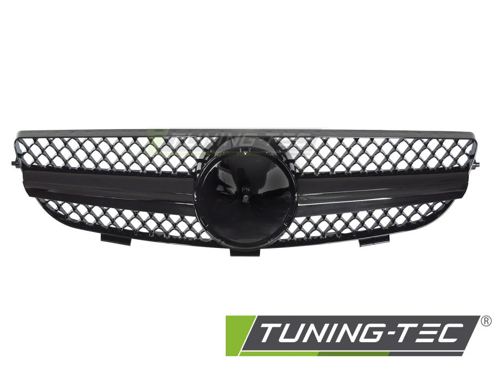 Sportgrill Schwarz glänzend passend für Mercedes CLK W209 03-10