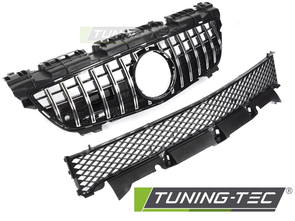 Sportgrill Schwarz/Chrom passend für Mercedes SLK R172 11-15
