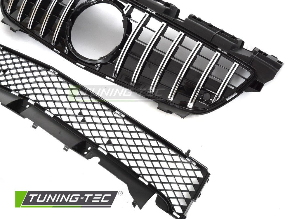 Sportgrill Schwarz/Chrom passend für Mercedes SLK R172 11-15