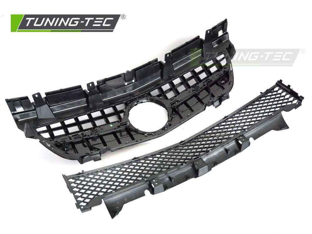 Sportgrill Schwarz glänzend passend für Mercedes SLK R172 11-15