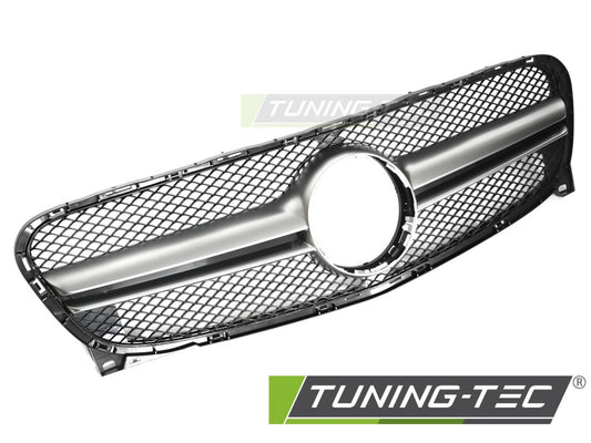 Sportgrill Schwarz/Silber passend für Mercedes GLA X156 13-16