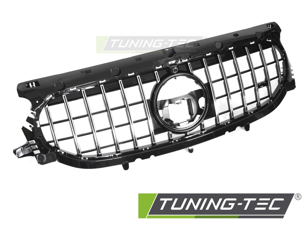 Sportgrill Schwarz/Chrom passend für Mercedes GLA H247 19-23