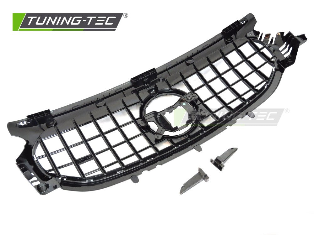 Sportgrill Schwarz glänzend passend für Mercedes GLA H247 19-23
