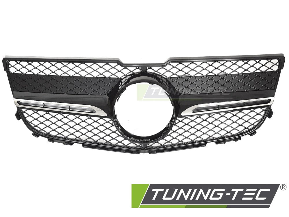 Sportgrill Schwarz/Chrom passend für Mercedes GLK X204 13-15