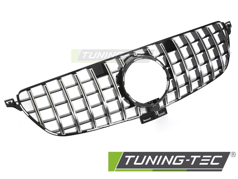 Sportgrill Schwarz/Chrom passend für Mercedes GLE W166 15-19