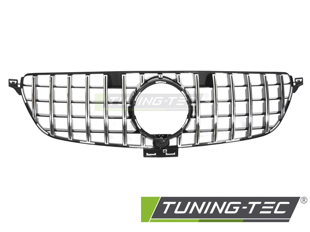 Sportgrill Schwarz/Chrom passend für Mercedes GLE W166 15-19