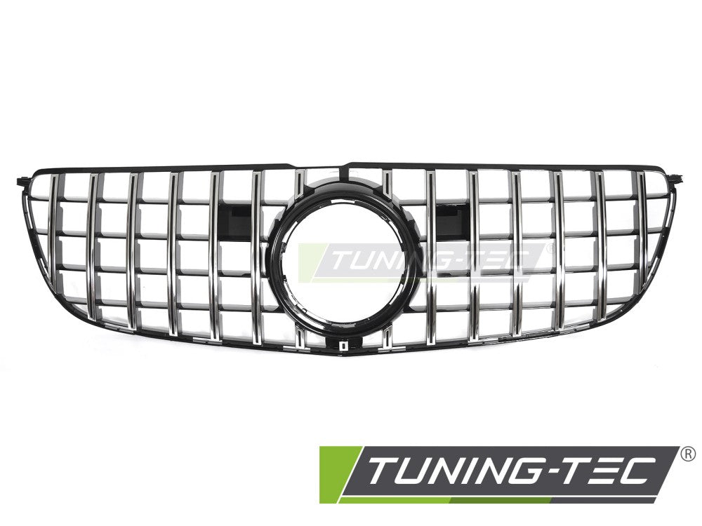 Sportgrill Schwarz/Chrom passend für Mercedes GLS X166 15-19