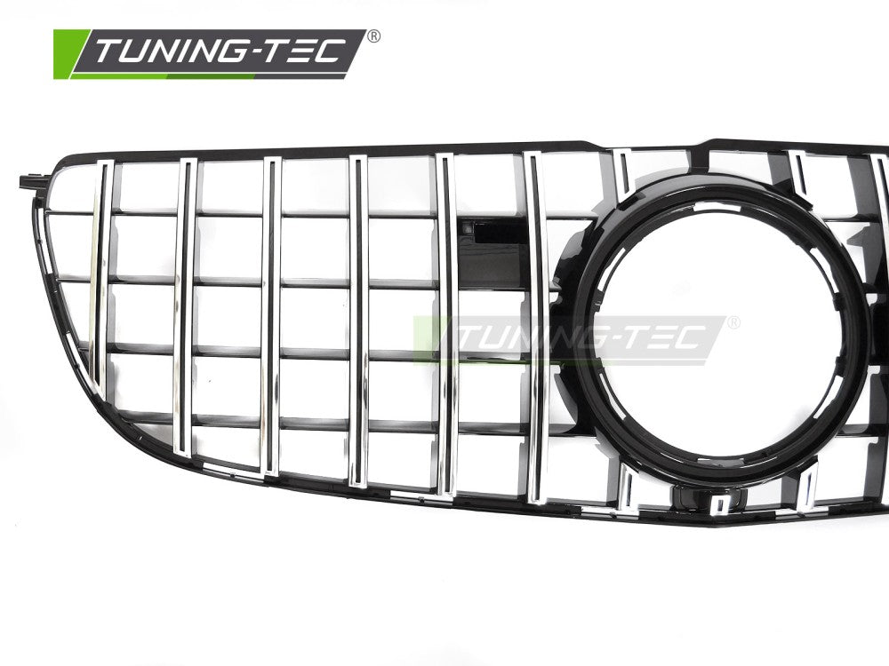 Sportgrill Schwarz/Chrom passend für Mercedes GLS X166 15-19