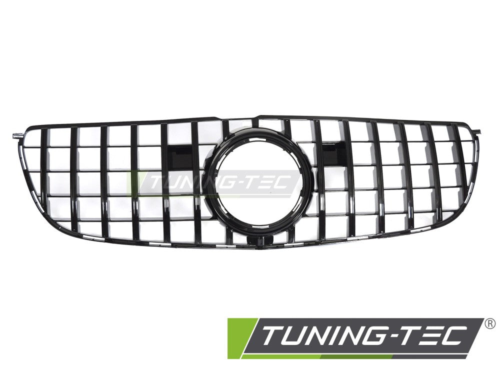 Sportgrill Schwarz glänzend passend für Mercedes GLS X166 15-19