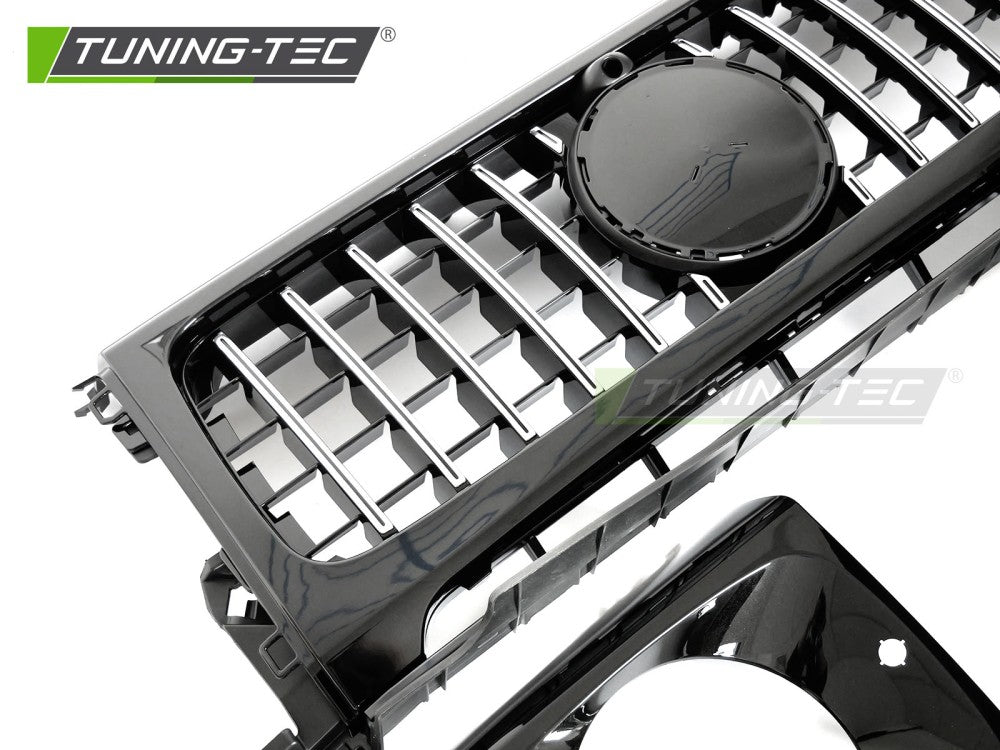 Sportgrill Schwarz/Chrom passend für Mercedes G-CLASS W464 18-24