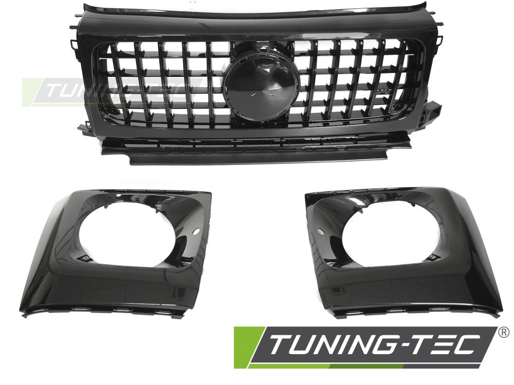 Sportgrill Schwarz glänzend passend für Mercedes G-CLASS W464 18-24