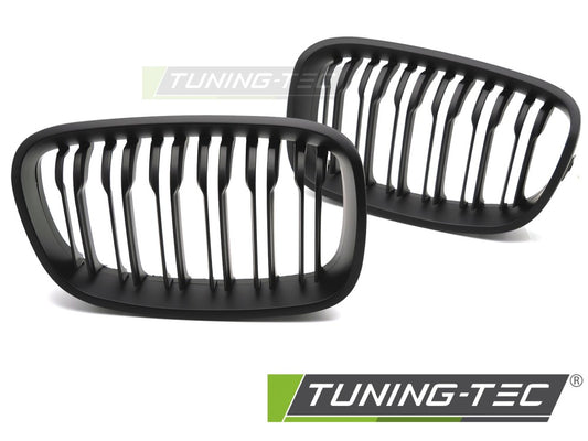 Sportgrill Sportausführung Schwarz matt Doppelsteg passend für BMW F20 / F21 11-14