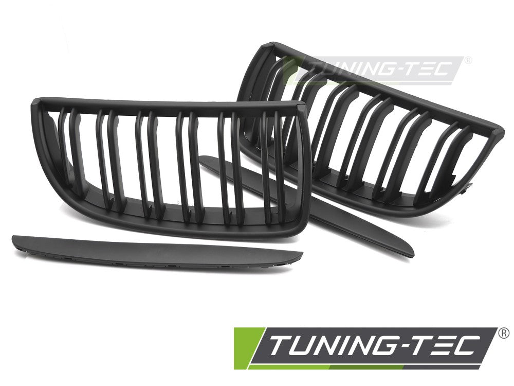 Sportgrill Sportausführung Schwarz matt Doppelsteg passend für BMW E90 / E91 05-08