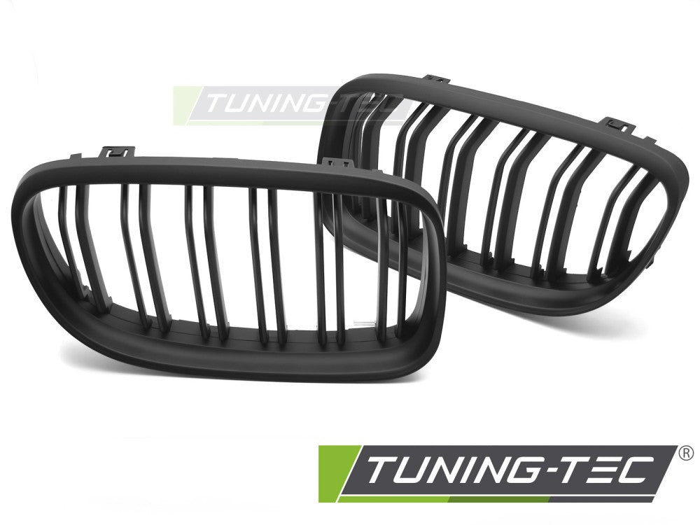Sportgrill Sportausführung Schwarz matt Doppelsteg passend für BMW E90 / E91 LCI 09-11