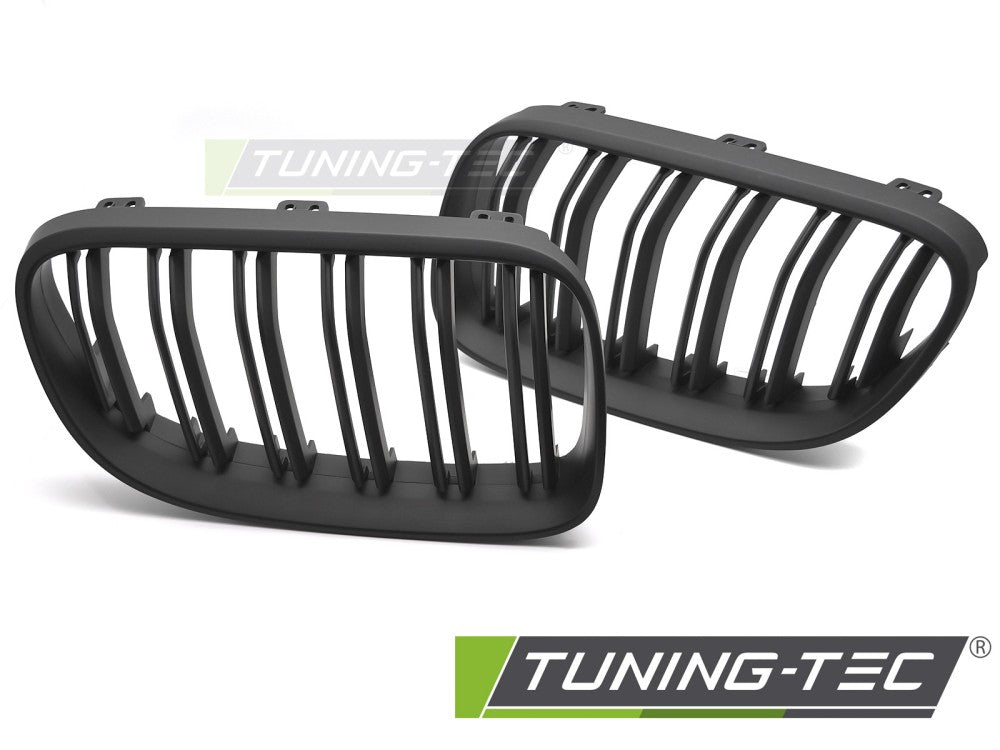 Sportgrill Sportausführung Schwarz matt Doppelsteg passend für BMW E92 / E93 LCI 10-13