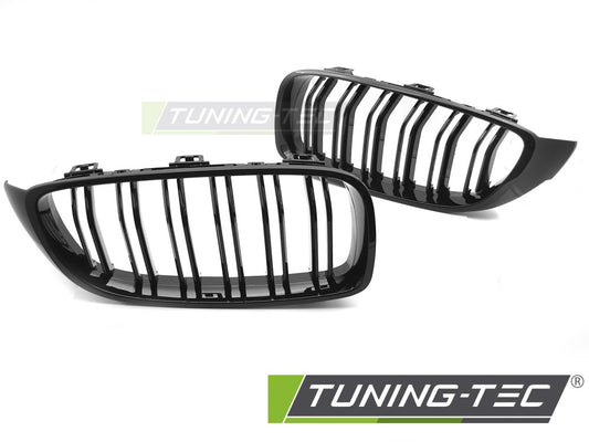 Sportgrill Sportausführung Schwarz glänzend Doppelsteg passend für BMW F32 / F33 / F36 13-20