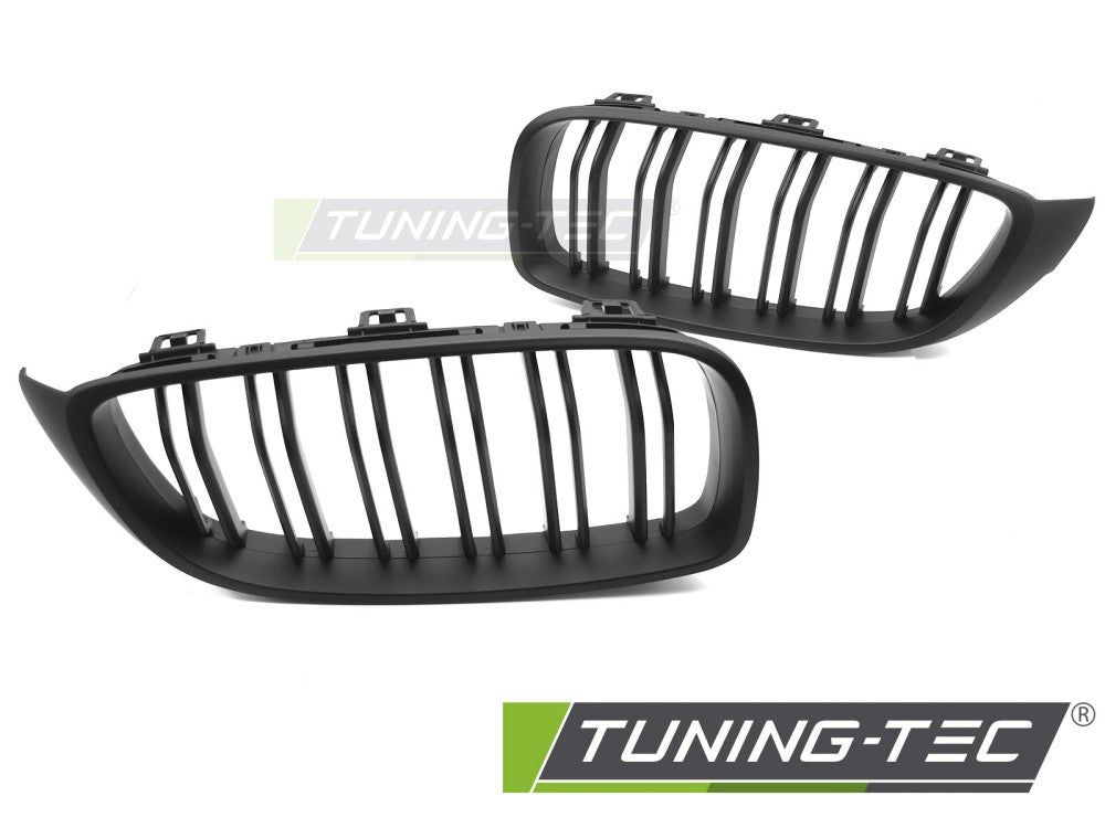 Sportgrill Sportausführung Schwarz matt Doppelsteg passend für BMW F32 / F33 / F36 13-20