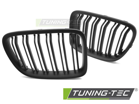 Sportgrill Sportausführung Schwarz matt Doppelsteg passend für BMW X1 E84 09-14