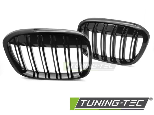 Sportgrill Sportausführung Schwarz glänzend Doppelsteg passend für BMW X1 F48 15-20