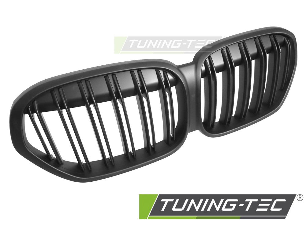 Sportgrill Sportausführung Schwarz matt Doppelsteg passend für BMW X1 F48 LCI 20-22