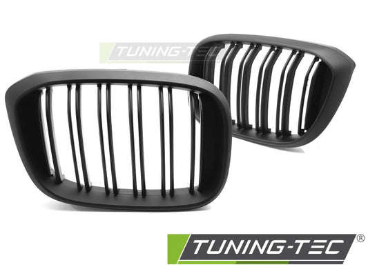 Sportgrill Sportausführung Schwarz matt Doppelsteg passend für BMW X3 G01 17-21 / X4 G02 18-21