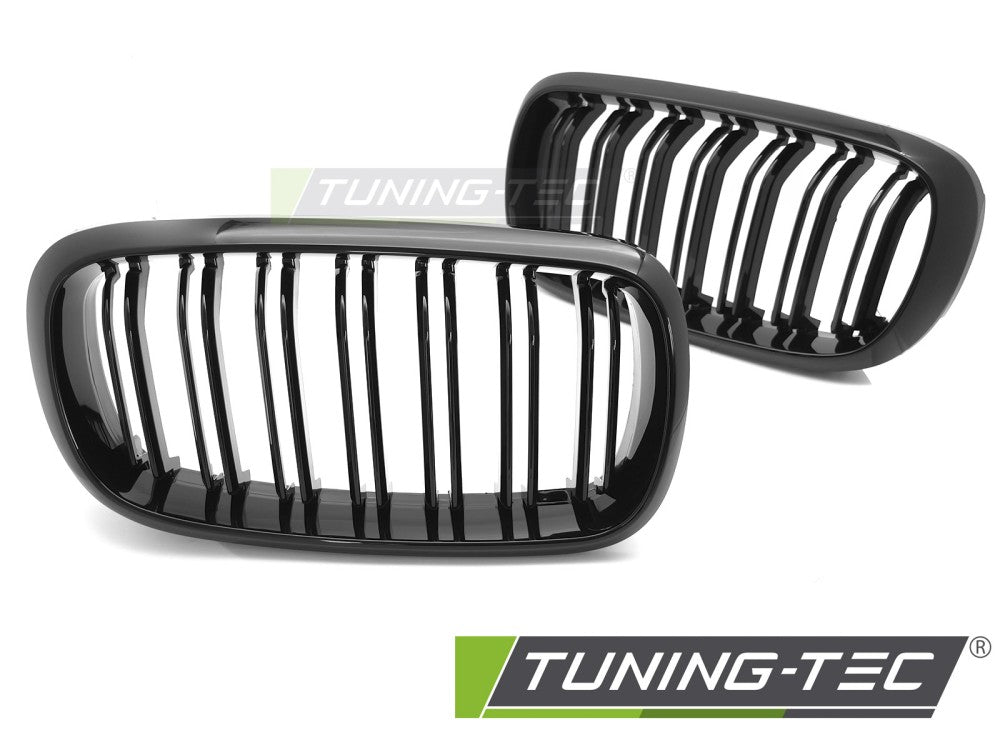 Sportgrill Sportausführung Schwarz glänzend Doppelsteg passend für BMW X5 F15 13-18 / X6 F16 14-19