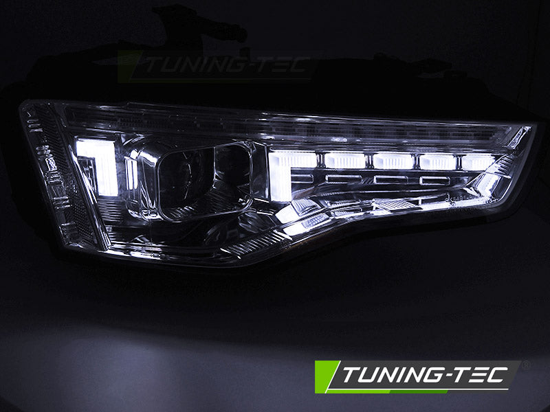 Scheinwerfer LED LED Chrom SEQ passend für AUDI A5 11-16