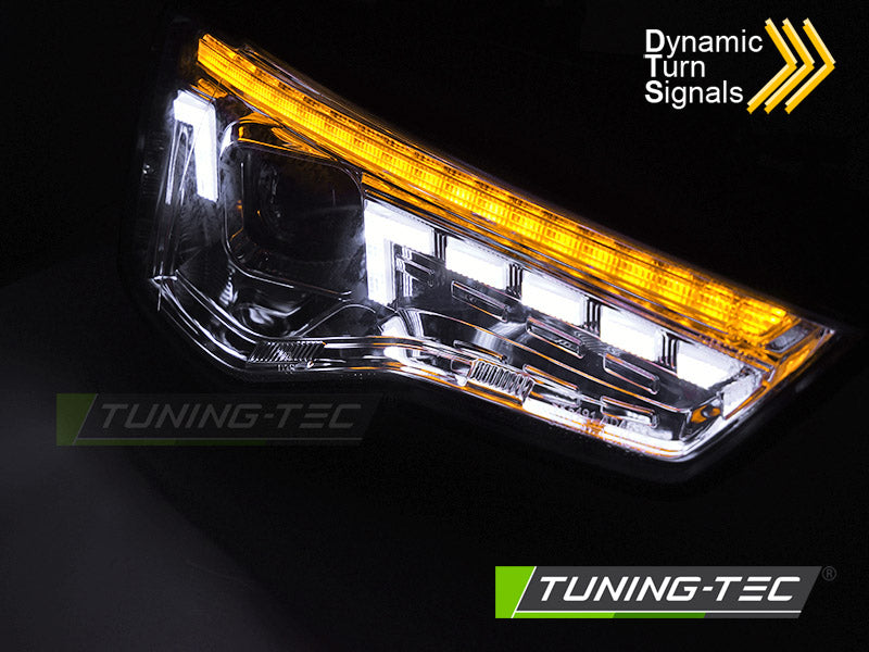 Scheinwerfer LED LED Chrom SEQ passend für AUDI A5 11-16