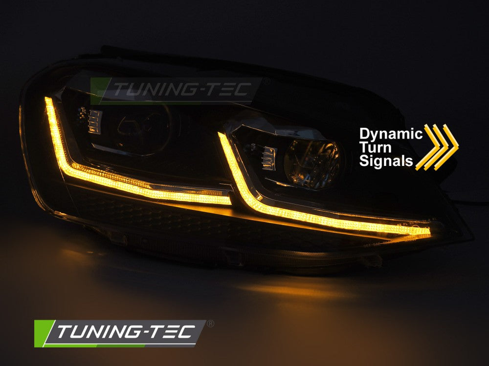 Scheinwerfer LED SILVER SEQ LED-Tagfahrlicht passend für VW GOLF VII 13-17