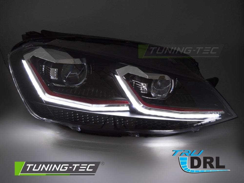 Scheinwerfer LED RED SEQ LED-Tagfahrlicht passend für VW GOLF VII 13-17