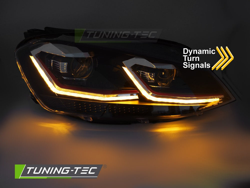 Scheinwerfer LED RED SEQ LED-Tagfahrlicht passend für VW GOLF VII 13-17
