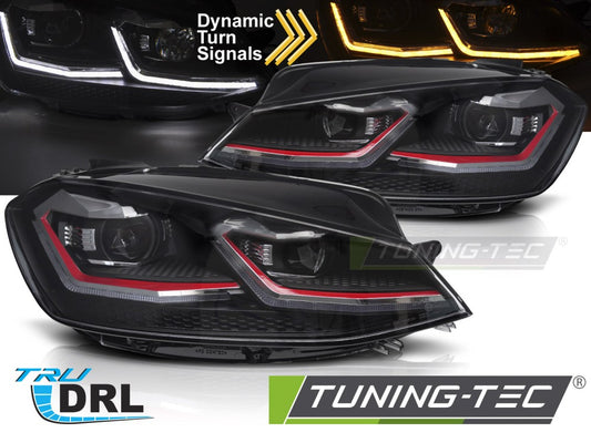Scheinwerfer LED RED LED SEQ LED-Tagfahrlicht passend für VW GOLF VII 17-19