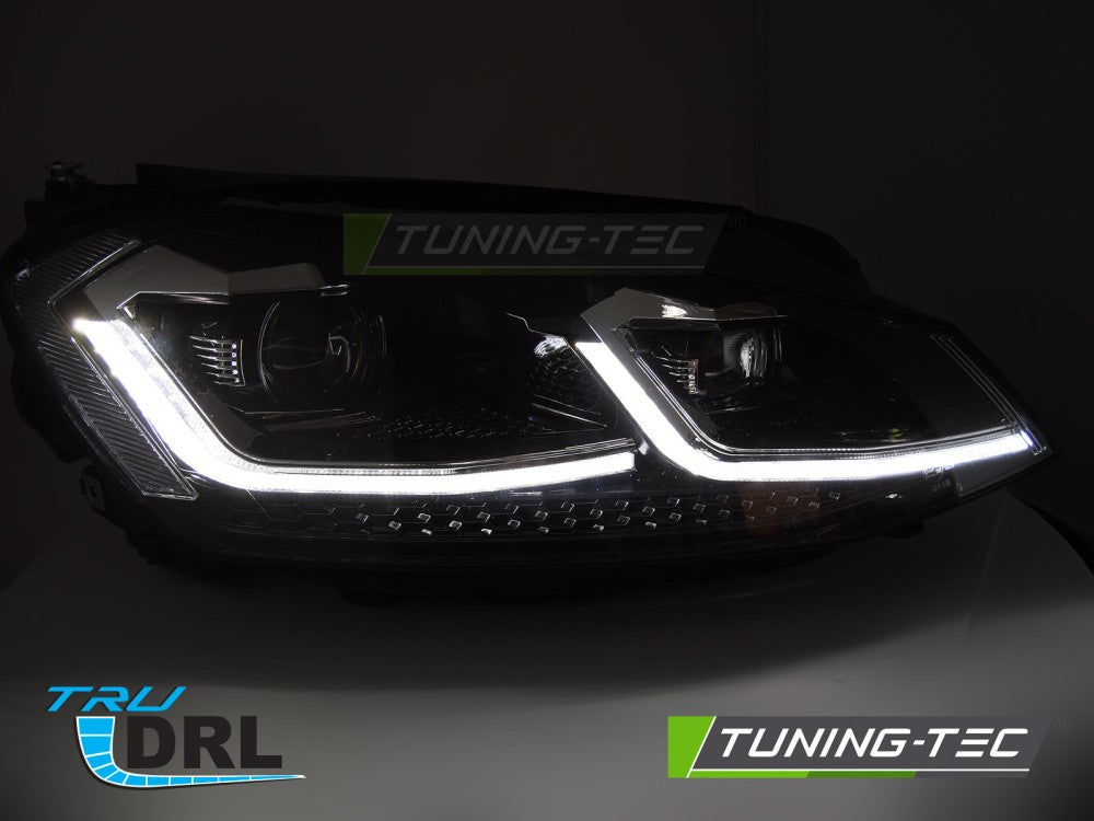 Scheinwerfer SILVER LED SEQ LED-Tagfahrlicht passend für VW GOLF VII 17-19