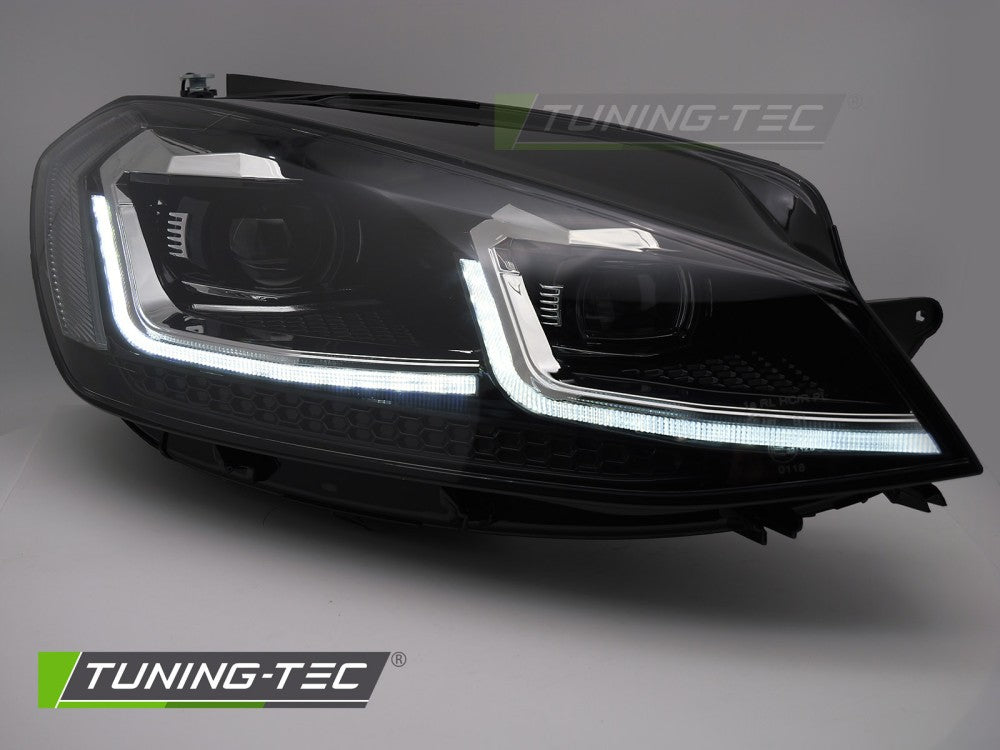 Scheinwerfer SILVER LED SEQ LED-Tagfahrlicht passend für VW GOLF VII 17-19
