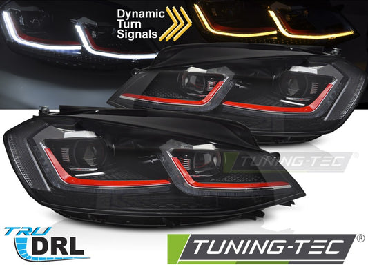 Scheinwerfer RED LED SEQ LED-Tagfahrlicht passend für VW GOLF VII 17-19