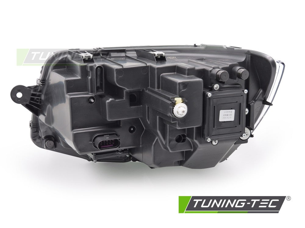 Scheinwerfer Voll-LED Schwarz Chrom SEQ LED-Tagfahrlicht passend für VW T6 15-19