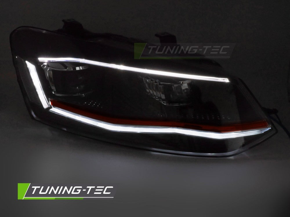 Scheinwerfer Voll-LED RED LED-Tagfahrlicht SEQ passend für VW POLO 6R 09-17
