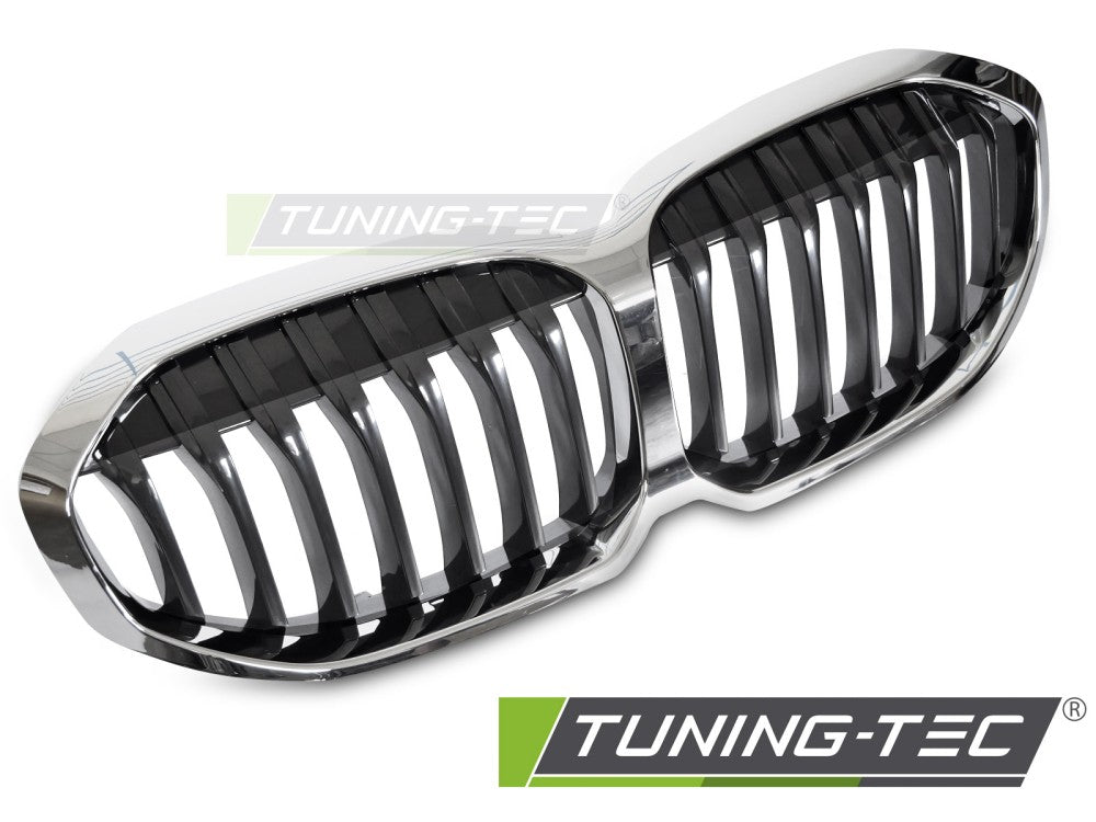 Sportgrill Sportausführung Chrom/Schwarz passend für BMW F40 19-24