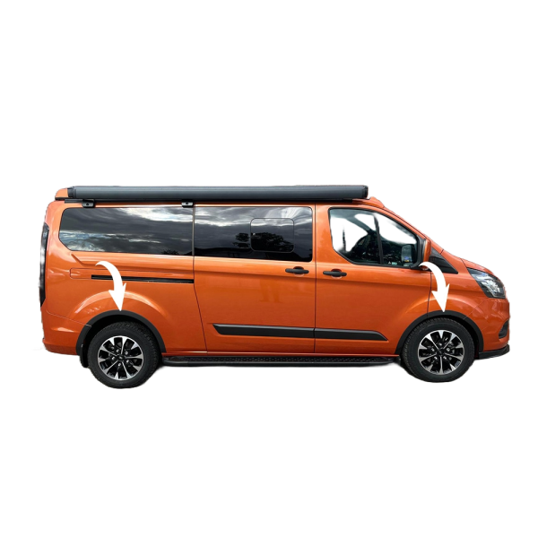 Radlaufschutz Radlaufleisten kompatibel mit passend für FORD Transit Custom ab 2018 bis 2023