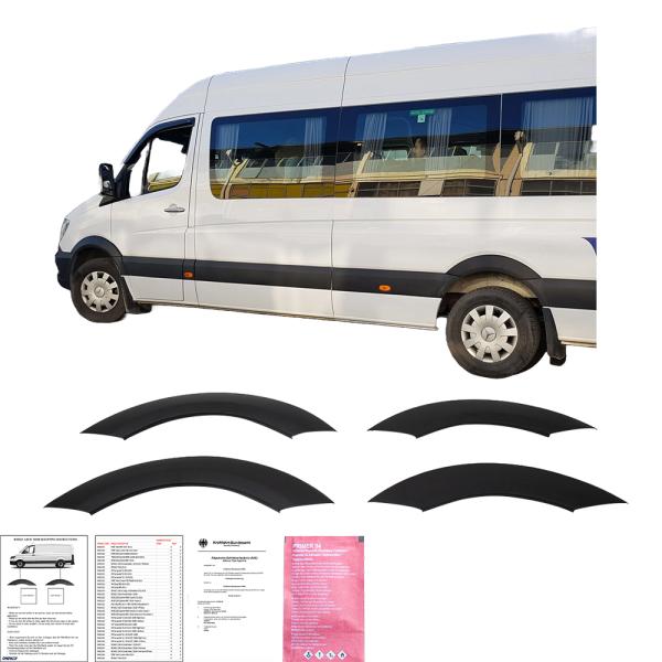Radlaufschutz Radlaufleisten kompatibel mit passend für MERCEDES Sprinter W906 2014 bis 2018 ABE