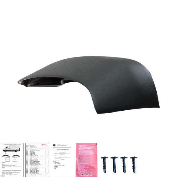 Radlaufleisten Radlaufschutz Radlaufabdeckung / Radlaufverbreiterung Set passend für VW T5  + T5.1 Transporter schwarz matt mit ABE
